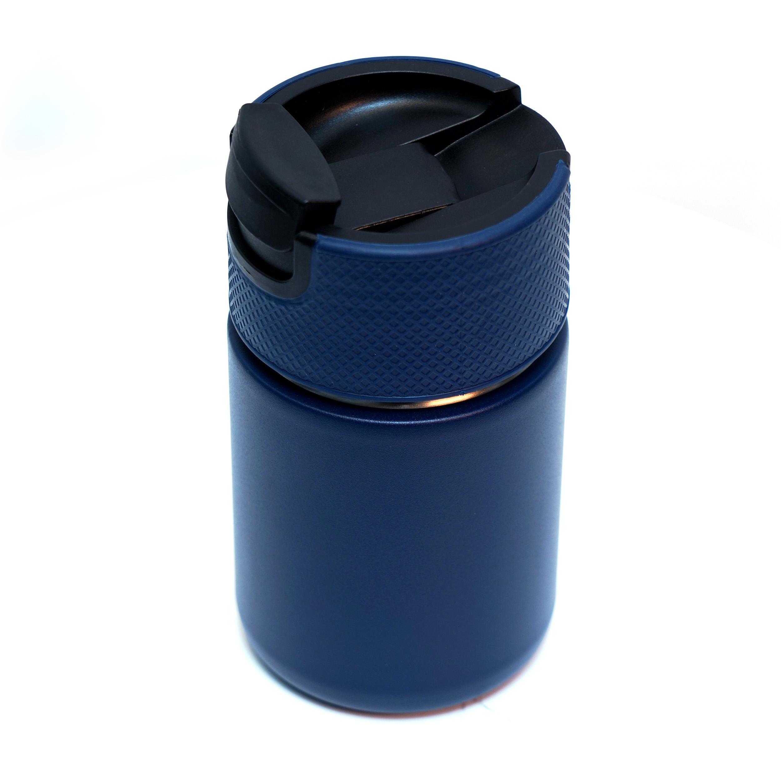 Customised Blue Portable Travel Mug